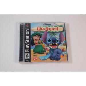 Disney's Lilo & Stitch (Sony PlayStation 1 PS1 , 2002) Authentic, complete